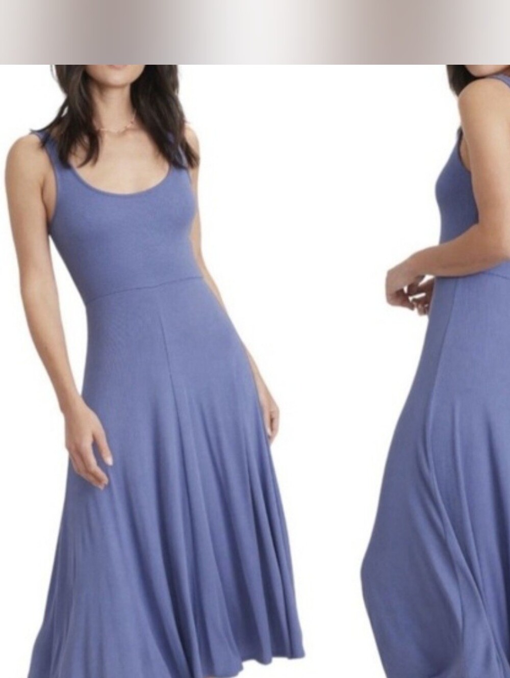 Marine Layer Lexi Rib Fit And Flare Midi Dress